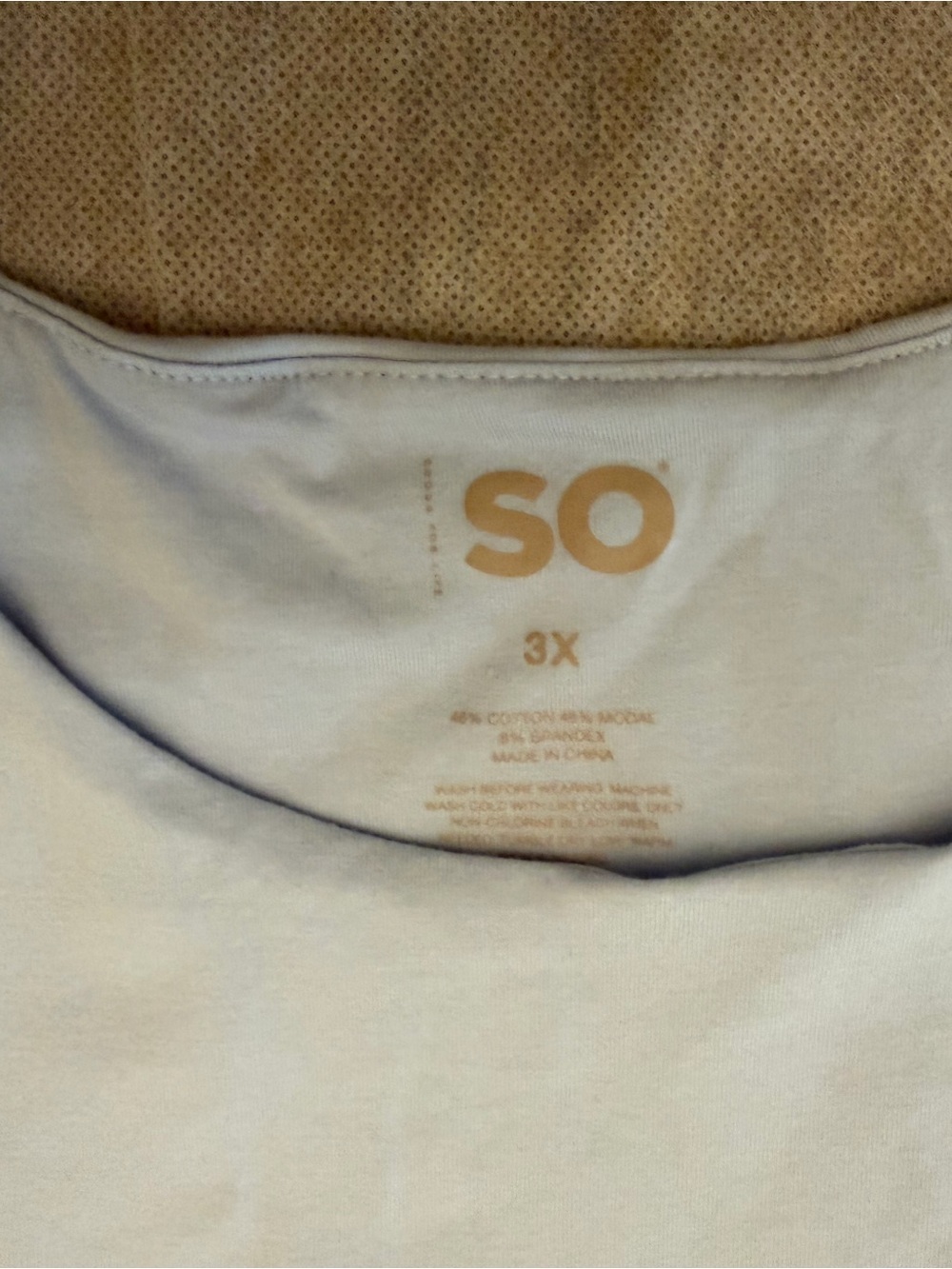 SO Pale Blue Short Sleeve Crewneck Tee